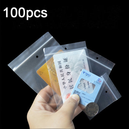 500 ชิ้นถุง Ziplock พรุนหนาถุงบรรจุภัณฑ์ใสถุงพลาสติกปิดผนึก, 4 x 6cm, 5 x 7cm, 6 x 9cm, 7 x 10cm, 8 x 12cm, 10 x 15cm