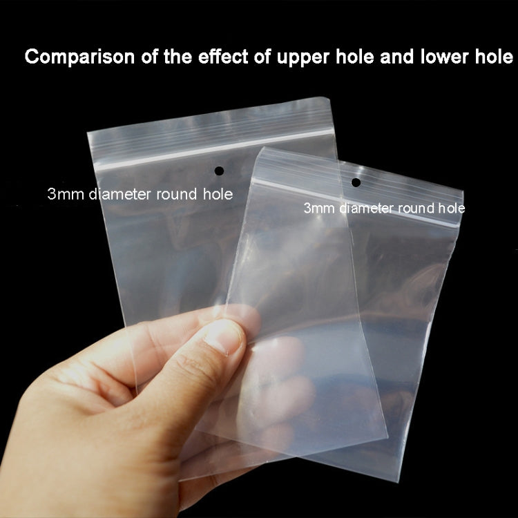 500 ชิ้นถุง Ziplock พรุนหนาถุงบรรจุภัณฑ์ใสถุงพลาสติกปิดผนึก, 4 x 6cm, 5 x 7cm, 6 x 9cm, 7 x 10cm, 8 x 12cm, 10 x 15cm