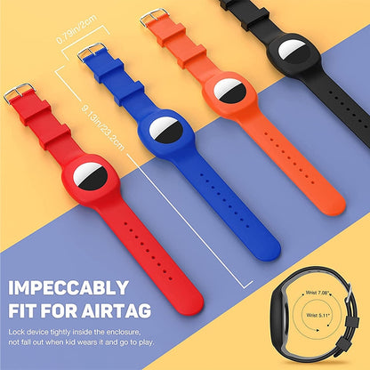 สำหรับ Airtag Silicone Children Watch Band เคสป้องกัน