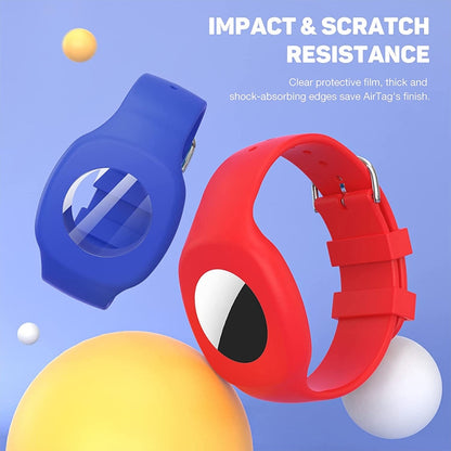 สำหรับ Airtag Silicone Children Watch Band เคสป้องกัน