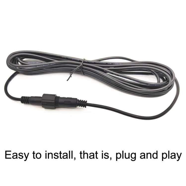 5m 12V / 24V Monitoring Universal DC Pump สายต่อขยายแสงพลังงานแสงอาทิตย์, 5m
