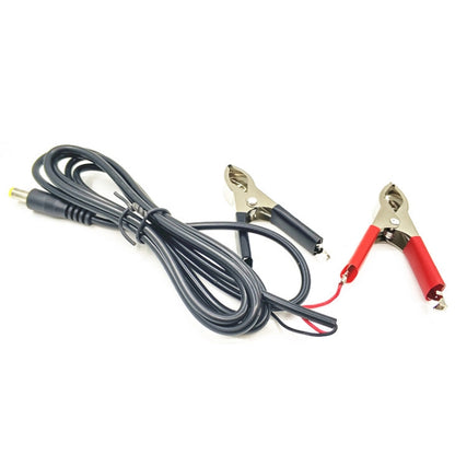 1.5 ม. 12V/24V แบตเตอรี่ทั่วไปสีแดงคลิปลวดจระเข้สีดำสายไฟ LED คลิปสายไฟ, 1.5m