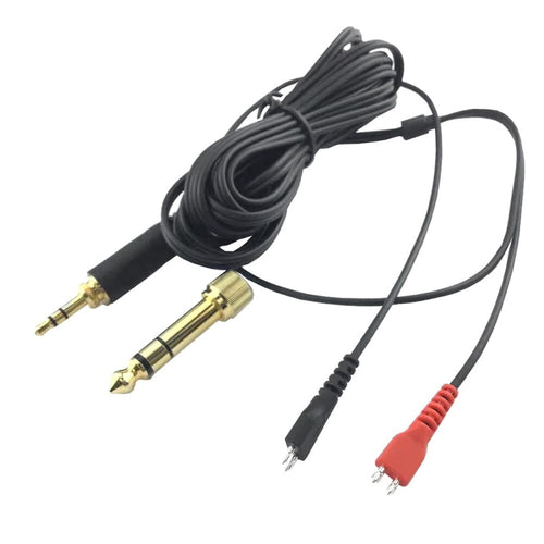 สำหรับ Sennheiser HD25 / HD560 / HD540 / HD480 / HD430 / HD250 ชุดหูฟังสายสัญญาณเสียง, ZS0093 Left Long Right Short, ZS0093 Two Sides Equivalent