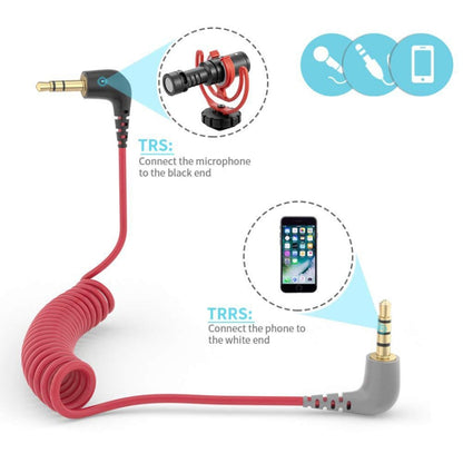 สายไมโครโฟนไร้สายแบบลาวาเลียร์, For BOYA / RODE SC7 TRS to TRRS, For BOYA / RODE SC2 TRS to TRS