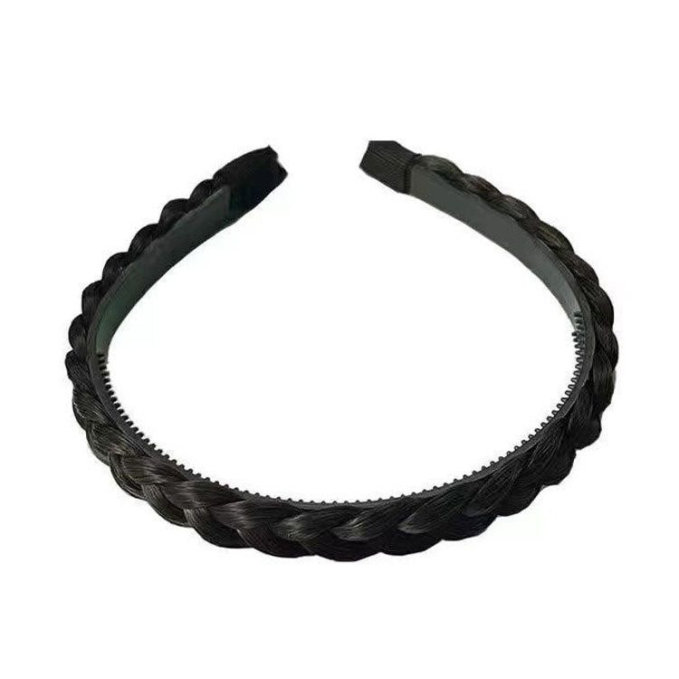 2 ชิ้นกว้าง brimmed Twisted Braid Hoops วิกผมลื่นอุปกรณ์เสริมผม, 1cm-Natural Black, 1cm-Light Brown, 1.5cm-Natural Black, 1.5cm-Light Brown, 1.5cm-Deep Brown, 1.8cm-Natural Black, 1.8cm-Deep Brown, 1.8cm-Double Natural Black, 1.8cm-Double Light Brown  ...