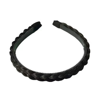 2 ชิ้นกว้าง brimmed Twisted Braid Hoops วิกผมลื่นอุปกรณ์เสริมผม, 1cm-Natural Black, 1cm-Light Brown, 1.5cm-Natural Black, 1.5cm-Light Brown, 1.5cm-Deep Brown, 1.8cm-Natural Black, 1.8cm-Deep Brown, 1.8cm-Double Natural Black, 1.8cm-Double Light Brown  ...