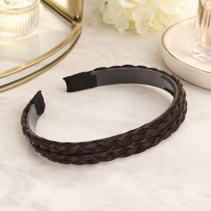 2 ชิ้นกว้าง brimmed Twisted Braid Hoops วิกผมลื่นอุปกรณ์เสริมผม, 1cm-Natural Black, 1cm-Light Brown, 1.5cm-Natural Black, 1.5cm-Light Brown, 1.5cm-Deep Brown, 1.8cm-Natural Black, 1.8cm-Deep Brown, 1.8cm-Double Natural Black, 1.8cm-Double Light Brown  ...