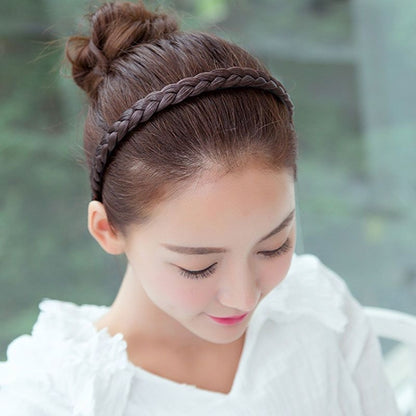 2 ชิ้นกว้าง brimmed Twisted Braid Hoops วิกผมลื่นอุปกรณ์เสริมผม, 1cm-Natural Black, 1cm-Light Brown, 1.5cm-Natural Black, 1.5cm-Light Brown, 1.5cm-Deep Brown, 1.8cm-Natural Black, 1.8cm-Deep Brown, 1.8cm-Double Natural Black, 1.8cm-Double Light Brown  ...