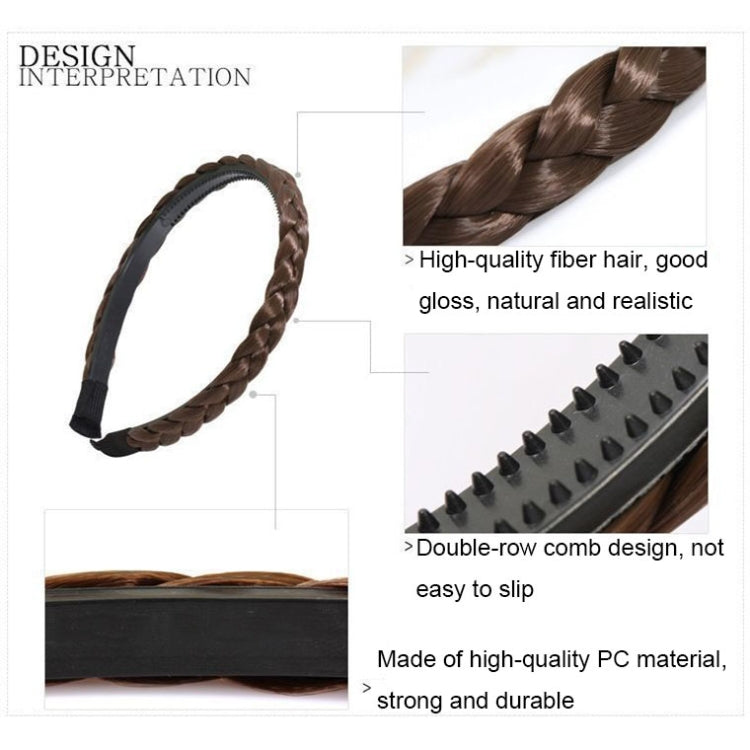 2 ชิ้นกว้าง brimmed Twisted Braid Hoops วิกผมลื่นอุปกรณ์เสริมผม, 1cm-Natural Black, 1cm-Light Brown, 1.5cm-Natural Black, 1.5cm-Light Brown, 1.5cm-Deep Brown, 1.8cm-Natural Black, 1.8cm-Deep Brown, 1.8cm-Double Natural Black, 1.8cm-Double Light Brown  ...