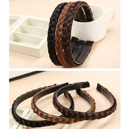 2 ชิ้นกว้าง brimmed Twisted Braid Hoops วิกผมลื่นอุปกรณ์เสริมผม, 1cm-Natural Black, 1cm-Light Brown, 1.5cm-Natural Black, 1.5cm-Light Brown, 1.5cm-Deep Brown, 1.8cm-Natural Black, 1.8cm-Deep Brown, 1.8cm-Double Natural Black, 1.8cm-Double Light Brown  ...