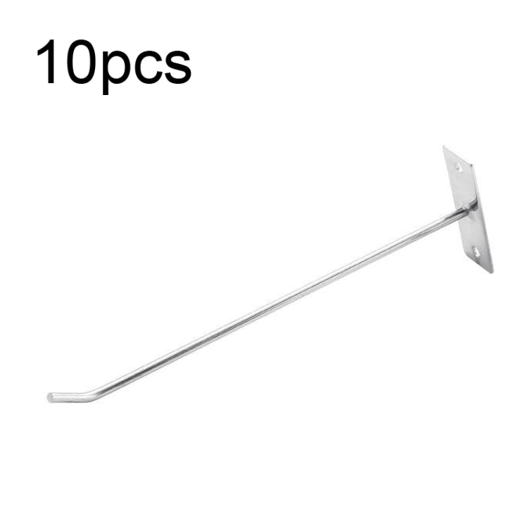 10pcs 4mm Thick Nail Wall Display Hooks ตะขอลวดเดี่ยว, 5cm, 10cm, 15cm, 20cm, 25cm