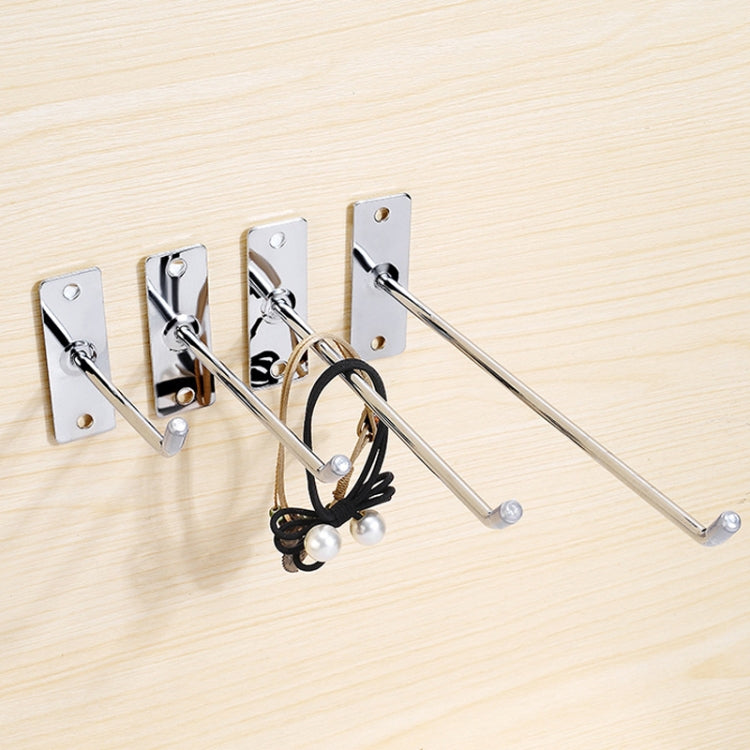 10pcs 4mm Thick Nail Wall Display Hooks ตะขอลวดเดี่ยว, 5cm, 10cm, 15cm, 20cm, 25cm
