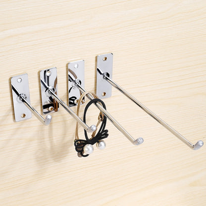 10pcs 4mm Thick Nail Wall Display Hooks ตะขอลวดเดี่ยว, 5cm, 10cm, 15cm, 20cm, 25cm