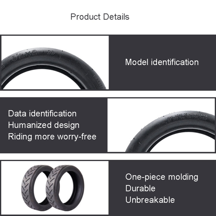 สำหรับ Xiaomi M365 / Pro Electric Scooter ยางใน + ยางนอก, Inner Tire+Outer Tire