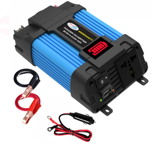 SOLIKE TECH เครื่องแปลงกระแสไฟฟ้ารถยนต์ Sine Wave Convertor อินเวอร์เตอร์อัตโนมัติ, 12V-220V 300W, 12V-110V 300W, 12V-220V 500W, 12V-110V 500W
