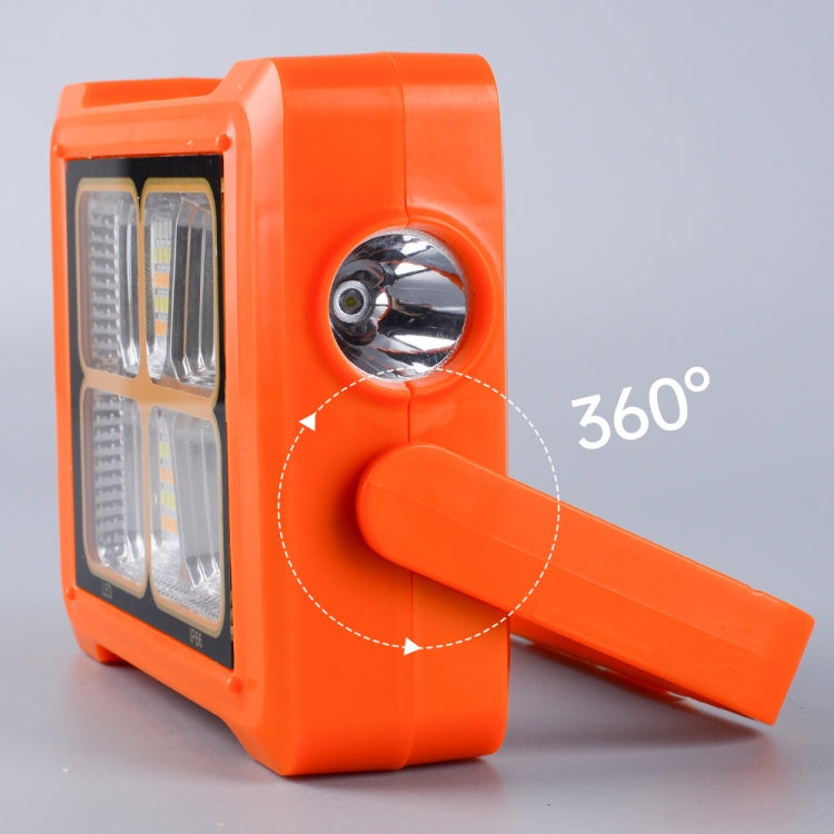 Solar Flood Light ไฟฉายแบบพกพา ไฟฉุกเฉินสำหรับทำงาน, 144 LEDs