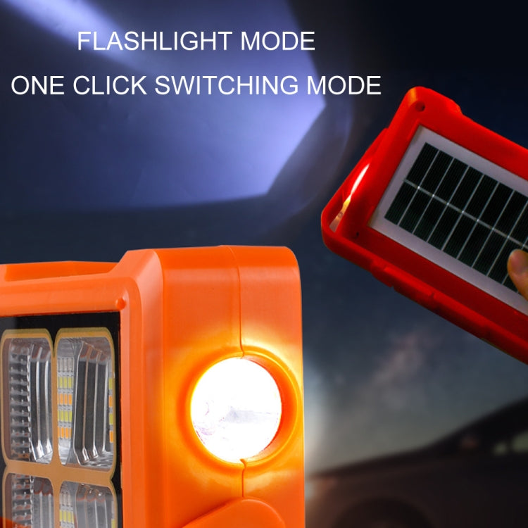 Solar Flood Light ไฟฉายแบบพกพา ไฟฉุกเฉินสำหรับทำงาน, 144 LEDs