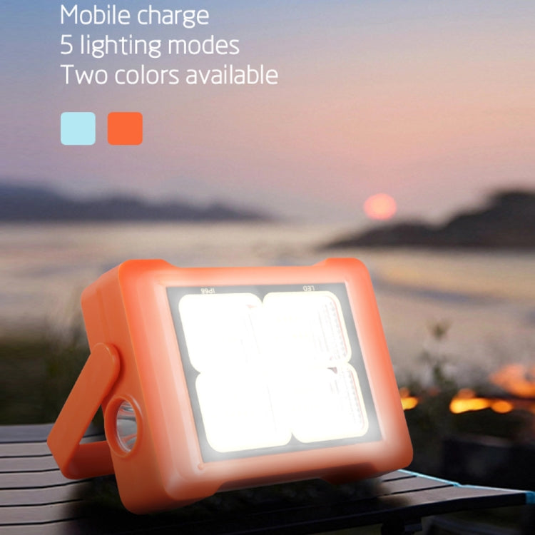 Solar Flood Light ไฟฉายแบบพกพา ไฟฉุกเฉินสำหรับทำงาน, 144 LEDs