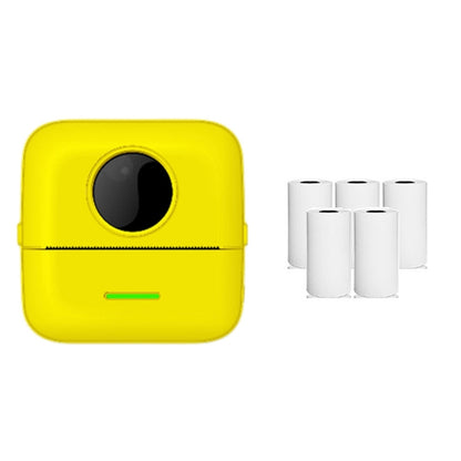 Mini Student คำถามที่ผิด Bluetooth เครื่องพิมพ์ความร้อน, With 5 Rolls White Paper, With 3 Rolls Color Paper