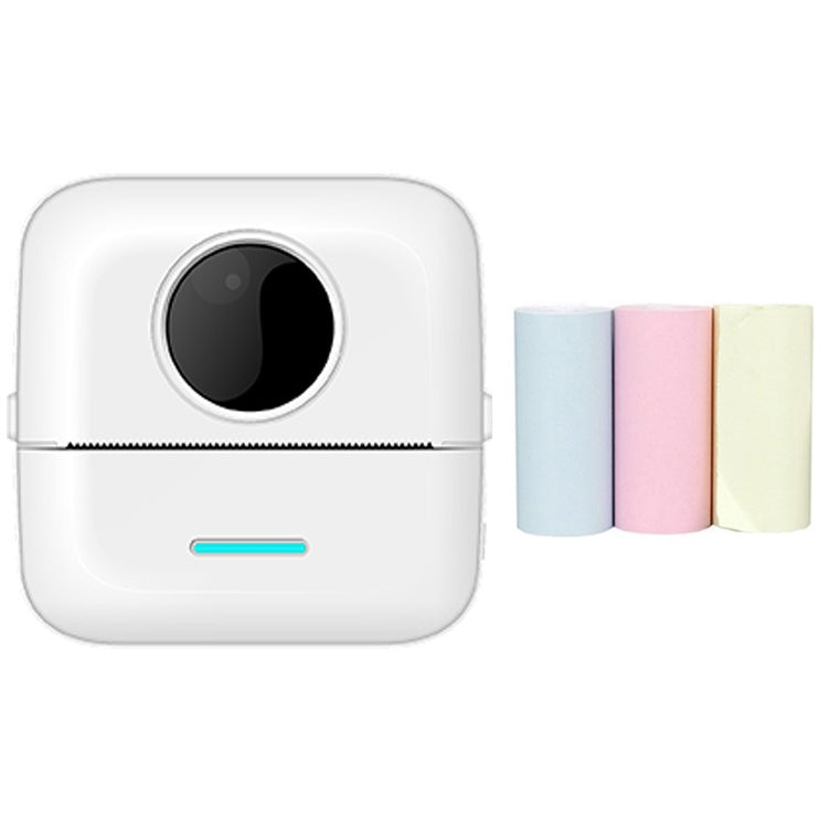 Mini Student คำถามที่ผิด Bluetooth เครื่องพิมพ์ความร้อน, With 5 Rolls White Paper, With 3 Rolls Color Paper