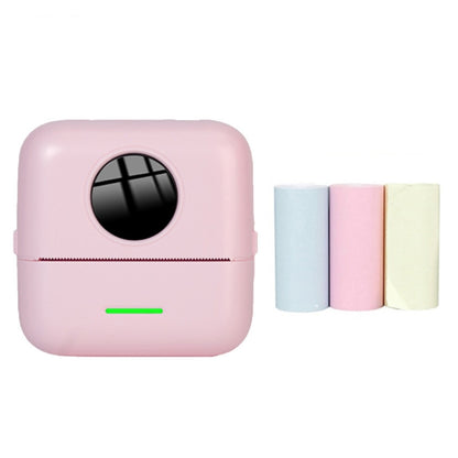 Mini Student คำถามที่ผิด Bluetooth เครื่องพิมพ์ความร้อน, With 5 Rolls White Paper, With 3 Rolls Color Paper