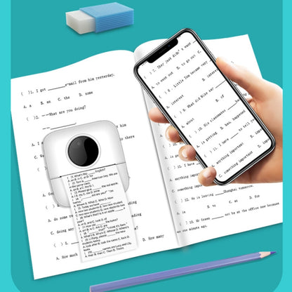 Mini Student คำถามที่ผิด Bluetooth เครื่องพิมพ์ความร้อน, With 5 Rolls White Paper, With 3 Rolls Color Paper