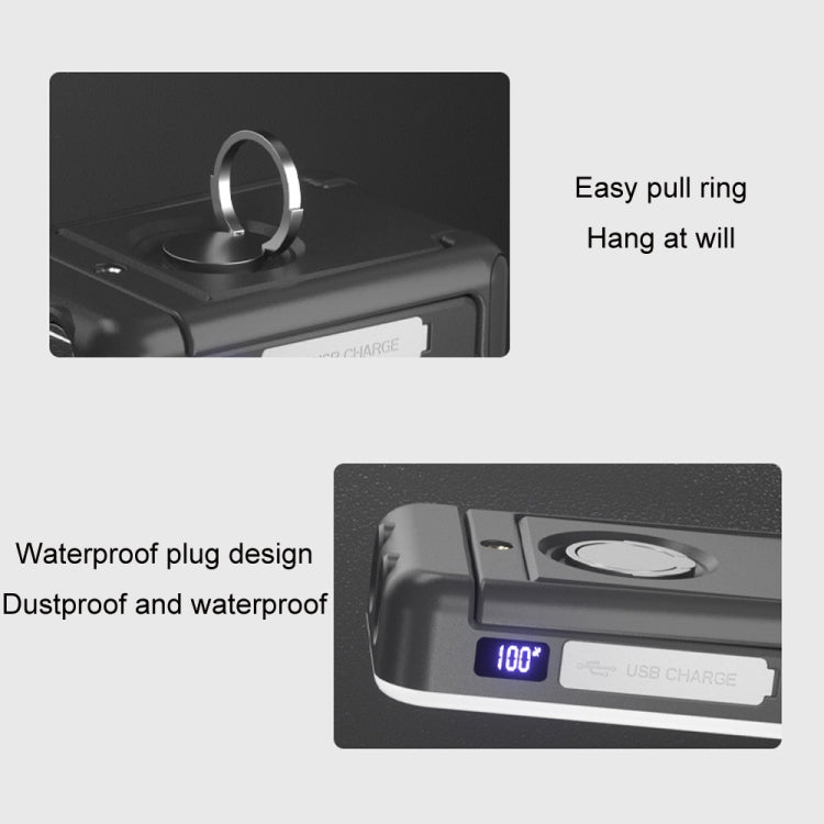 ไฟตั้งแคมป์กลางแจ้งแบบมัลติฟังก์ชั่น USB ไฟเต็นท์แบบชาร์จไฟได้, H20