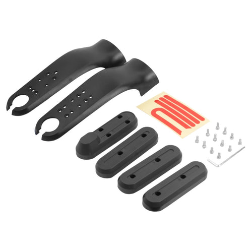 สำหรับ Xiaomi M365 / PRO / 1S อุปกรณ์เสริมสเก็ตบอร์ดส้อมด้านหน้าฝาครอบป้องกันพลาสติกชุดแถบสะท้อนแสง