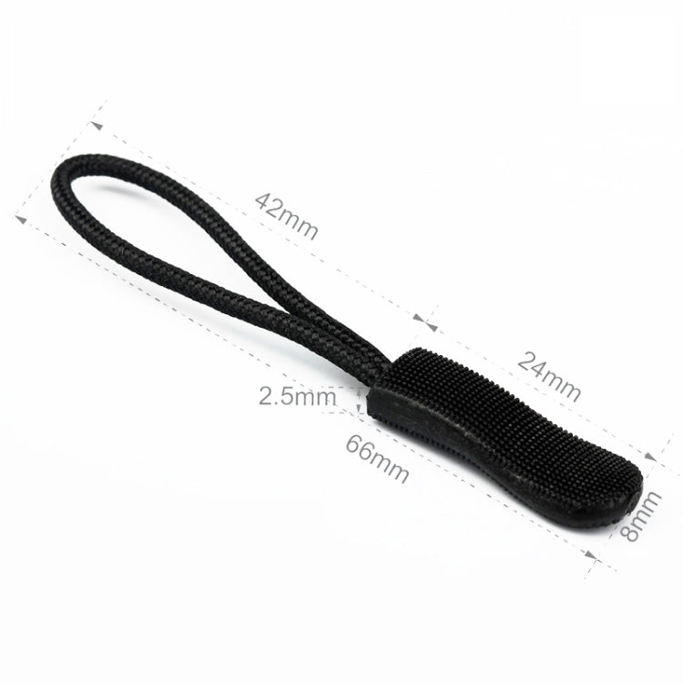 100 pcs TPU พลาสติก Slider สายซิป Caterpillar Puller