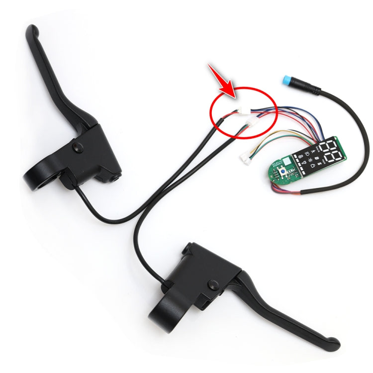สำหรับ Xiaomi Electric Scooter Pro/Pro 2/1S ชุดบอร์ด Bluetooth เบรกคู่สี่สาย, Only Board, With Switch Panel