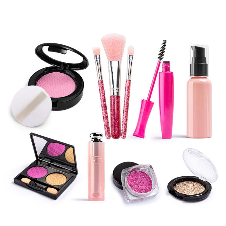 11ชิ้น/เซ็ตสาวจำลองการตกแต่งแต่งหน้ากล่องเล่นบ้านเครื่องสำอางปลอดสารพิษชุด, Beautiful Makeup Bag 1164, Wave Dot Bag 1162, Shell Bag 1165, Graffiti Bag 1163, OPP Bag 1162A, OPP Bag 1163A, OPP Bag 1164A, OPP Bag 1165A