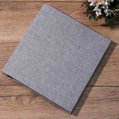 Simple Linen Self-กาวฟิล์มอัลบั้มRetroครอบครัวความจุขนาดใหญ่Handmadeของขวัญสร้างสรรค์