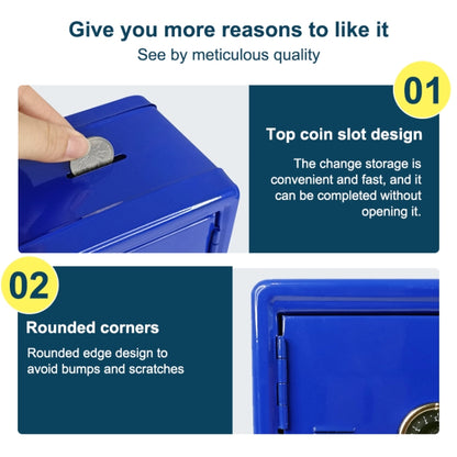 2 ชิ้น Creative Piggy Bank รหัสผ่านกล่องเงินเหรียญเงินสดกล่องประหยัด, Coins Saving Box