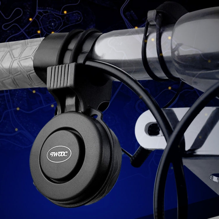 Twooc T-002 120dB อุปกรณ์เสริมสกู๊ตเตอร์จักรยานพร้อมแตรไฟฟ้าแบบชาร์จ USB