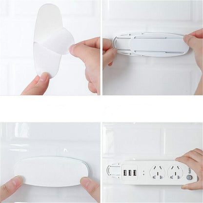 10 PCS Plug-in Wire Finisher Board Holder ติดผนังบอร์ด Router Holder, Oval, Square
