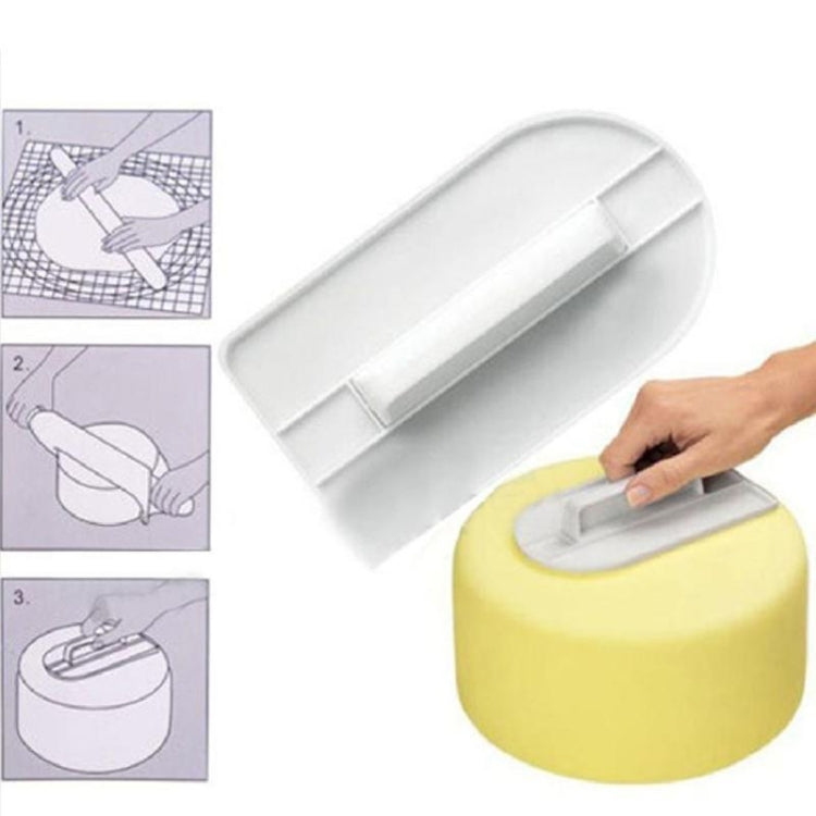 2 PCS เค้ก Smoother Polisher เครื่องมือ เครื่องมือตกแต่งเค้ก Smoother Fondant Sugarcraft แม่พิมพ์ซิลิโคน DIY ครัว Bake Tool, 2 PCS