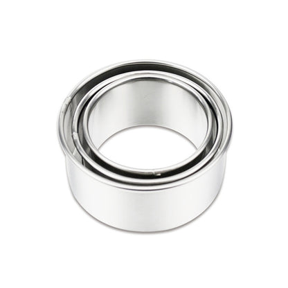 3 ชิ้น/เซ็ตสแตนเลสรอบเกี๊ยวห่อแม่พิมพ์ชุดเครื่องตัด Maker เครื่องมือ, Circular, Sawtooth