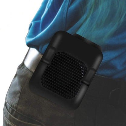 พัดลมแขวนเอวขนาดเล็กชาร์จ USB พัดลมมือถือพกพาไร้ใบ, 6000mAh