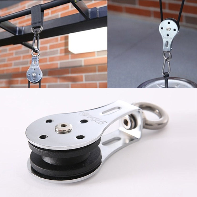NASUS f030 รอกยกลูกปืนปิดเสียงล้อแขวนล้อลากคงที่ฟิตเนสล้อรับน้ำหนัก: 300 กก., Fitness Wheel