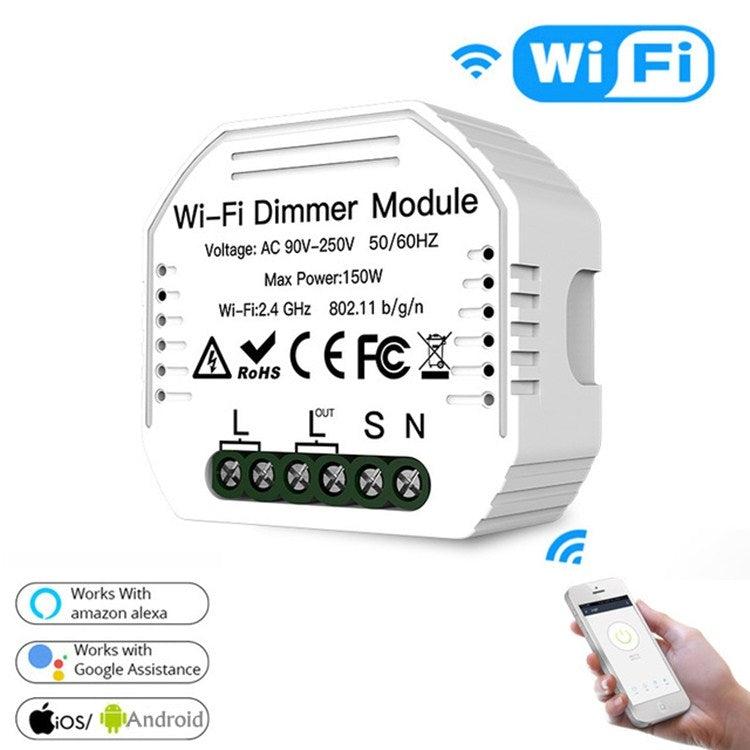 สวิตช์หรี่ไฟสวิตช์ Wifi อัจฉริยะและสวิตช์แบบดั้งเดิมสวิตช์ควบคุมคู่อัจฉริยะ