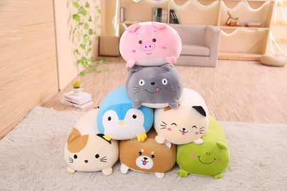 ใหม่สัตว์การ์ตูนหมอนสุนัขไขมันน่ารักแมว Totoro เพนกวินหมูกบตุ๊กตาของเล่น, 28cm, 60cm, 90cm