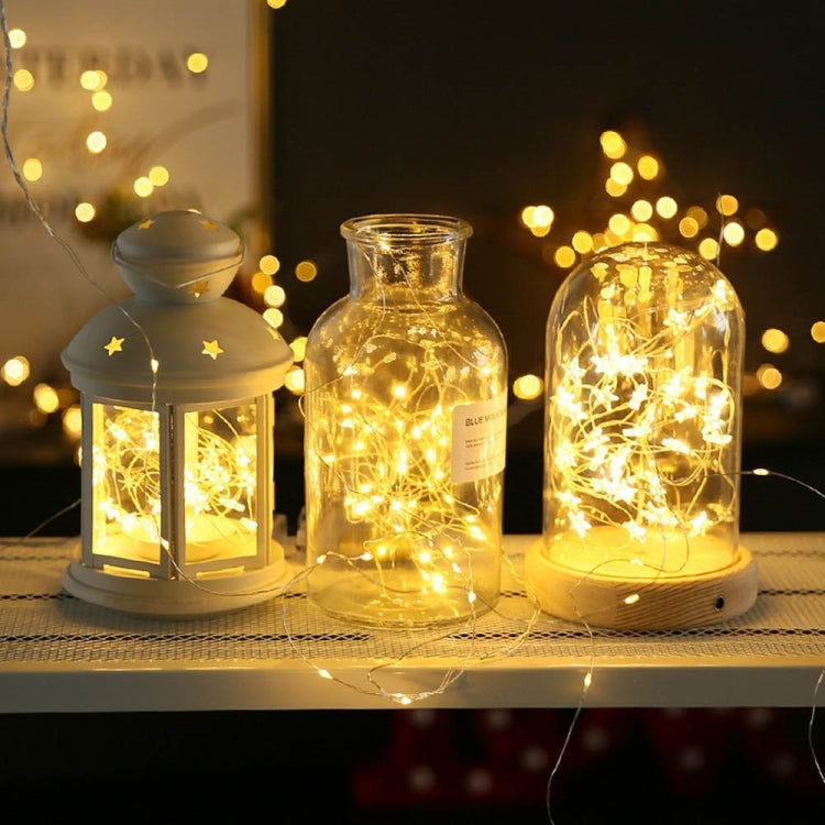 22m 200 LEDs พลังงานแสงอาทิตย์บ้านสวนทองแดงสายไฟ Fairy แสงกลางแจ้ง Christmas Party Decor Strip โคมไฟ 8 โหมด