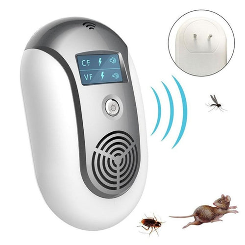 เครื่องไล่สัตว์รบกวนด้วยคลื่นอัลตราโซนิก อิเล็กทรอนิกส์, EU  plug, US plug