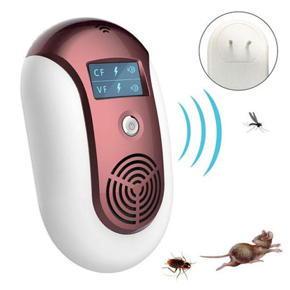 เครื่องไล่สัตว์รบกวนด้วยคลื่นอัลตราโซนิก อิเล็กทรอนิกส์, EU  plug, US plug