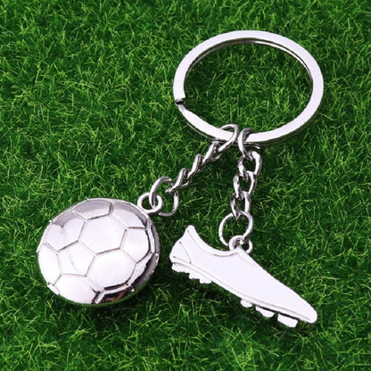 2 ชิ้นสร้างสรรค์ของขวัญฟุตบอลจี้โลหะพวงกุญแจรองเท้าฟุตบอล, Football Shoes 389, Football Shoes 306, Athletes, Football Stadiums