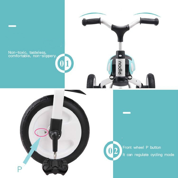 ขี่ของเล่นรถสามล้อเด็กเด็กจักรยานพับสกู๊ตเตอร์เด็ก, Baby Tricycle