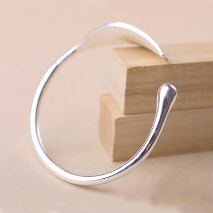 Leaf Cuff เปิดกำไลข้อมือผู้หญิงเครื่องประดับเงินวินเทจสร้อยข้อมือหรูหรา