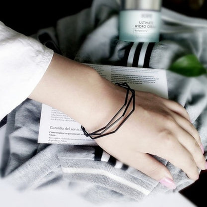 วินเทจสั้นเปิดเสน่ห์หลายชั้นข้อมือสร้อยข้อมือกำไล