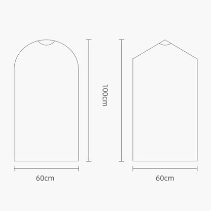 100 ชิ้นทิ้งโปร่งใสเสื้อผ้าถุงเก็บฝุ่นฝุ่น, 55x80cm PP 4 Wires, 60x90cm PP 4 Wires, 60x100cm PP 4 Wires, 55x80cm Thicken PE 6 Wires, 60x90cm Thicken PE 6 Wires, 60x100cm Thicken PE 6 Wires, 60x110cm PP 4 Wires, 60x110cm Thicken PE 6 Wires              ...