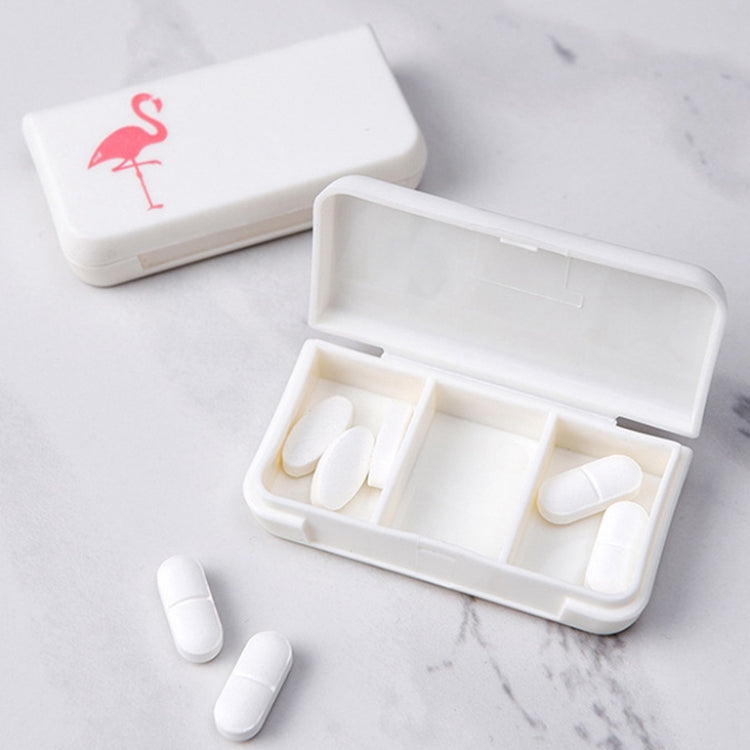 2 ชิ้นแบบพกพา Mini Pill กรณีกล่องยา 3 กริด Travel Home Medical Drugs คอนเทนเนอร์ผู้ถือกรณีกล่อง